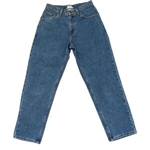 L.L.Bean Original Fit Relaxed Jeans Women 6 Petite Blue Denim High Rise Vintage